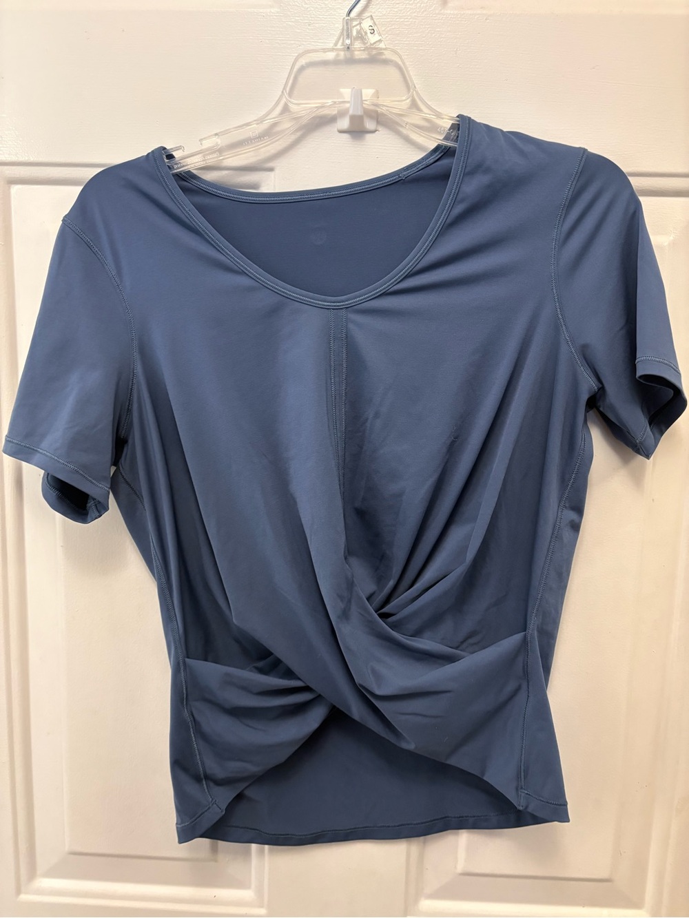 lululemon athletica Short-Sleeve Twist Front Top - Blue